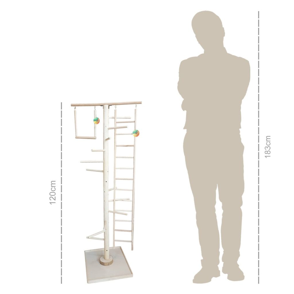 استند بازی طوطی مدل NT313 برای تقویت هوش و سرگرمی پرندگان خانگی