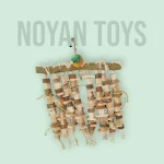 آویز چوبی پرندگان بدون رنگ مناسب بزرگ جثهها کد C02